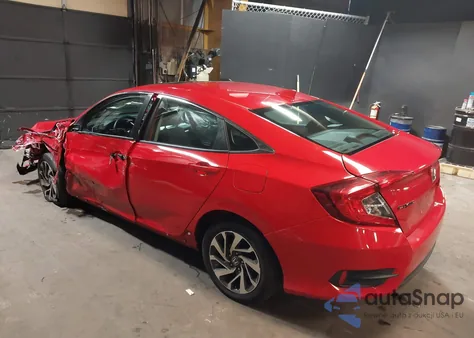 2017 Honda Civic Ex из США, поврежденный, VIN 2HGFC2F78HH536978